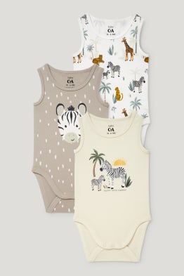 Lot de 3 - bodys bébé