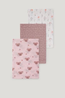 Multipack 3er - Baby-Waschlappen