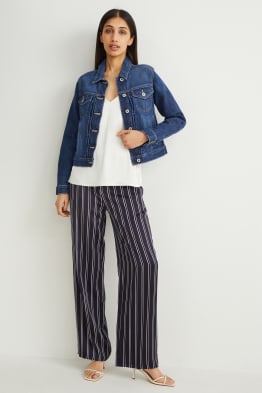 Pantalón de tela - high waist - wide leg