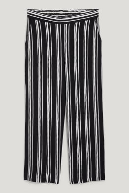 Pantalons - mid waist - palazzo - de ratlles