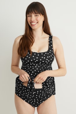 Maternity bikini bottoms with turn-down waistband - LYCRA® XTRA LIFE™