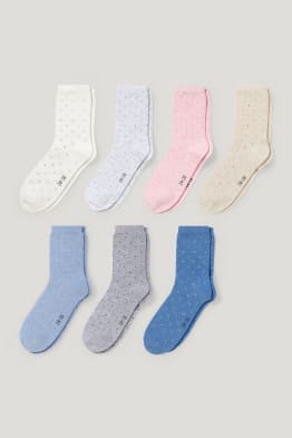Multipack 7er - Socken - gepunktet