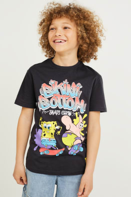 Spongebob v kalhotách - tričko s krátkým rukávem