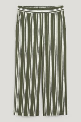 Pantalons - mid waist - palazzo - de ratlles