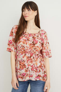 Maternity blouse - floral
