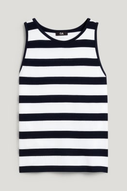 Knitted top - striped