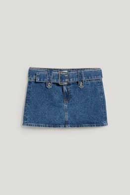 CLOCKHOUSE - gonna di jeans con cintura