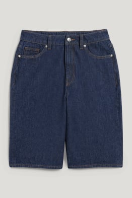 Jeans-Bermudas - High Waist