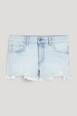 CLOCKHOUSE - denim shorts - low-rise waist