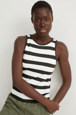 Knitted top - striped