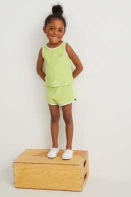 Ensemble - top et short en éponge - 2 pièces