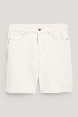 Bermuda di jeans - vita alta - LYCRA®
