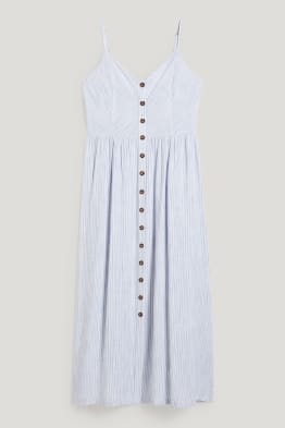 Fit & flare dress - striped