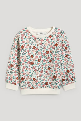 Sweatshirt - gebloemd