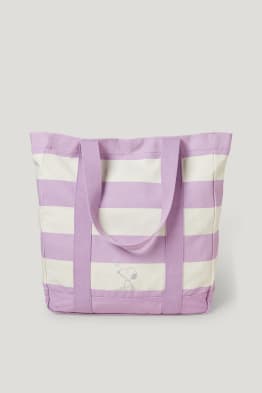 Shopper - gestreift - Snoopy