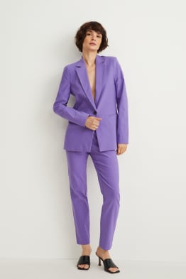 Pantalon - mid waist - slim fit