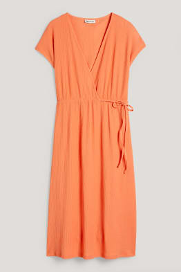 Robe croisée d’allaitement