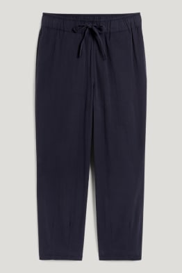 Pantalons de tela - high waist - boyfriend