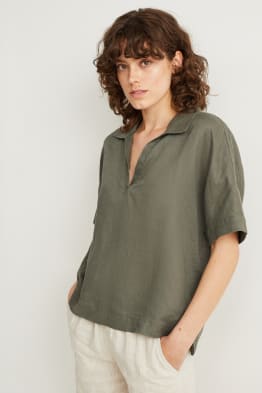 Blusa de lino