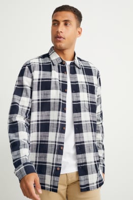 Overhemd - regular fit - geruit