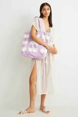 Shopper - gestreift - Snoopy