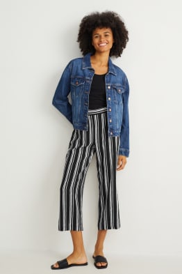 Pantalons - mid waist - palazzo - de ratlles