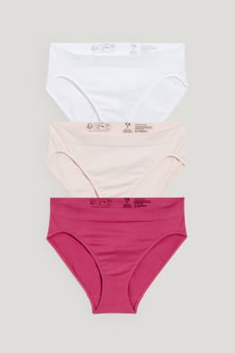 Lot de 3 - culottes - sans coutures