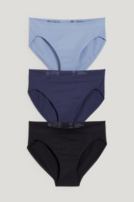 Lot de 3 - culottes - sans coutures