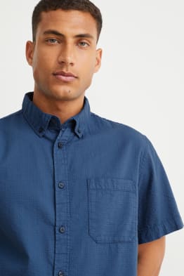 Chemise - regular fit - col button down