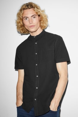 Chemise - regular fit - encolure montante