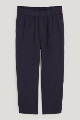 Stoffhose - High Waist - Tapered Fit