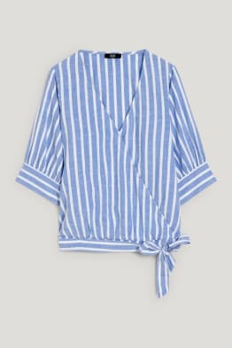 Bluse - gestreift