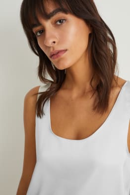 Top en satin