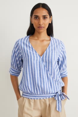 Bluse - gestreift