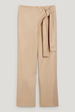 Pantalons de tela - high waist - wide leg
