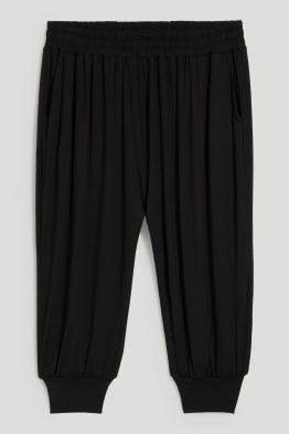 Jersey trousers - mid-rise waist - comfort fit