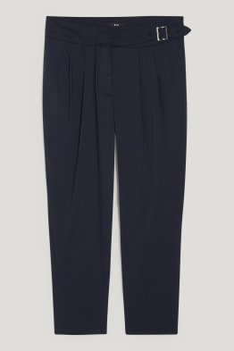 Pantalons de tela - high waist - tapered fit