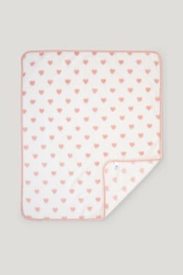 Baby-Fleecedecke - gemustert
