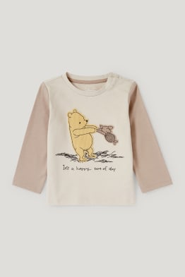 Winnie de Pluș - tricou cu mânecă lungă bebeluși