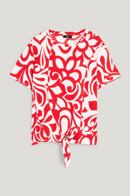 T-shirt with knot detail