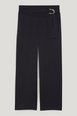 Jersey-Hose - Wide Leg