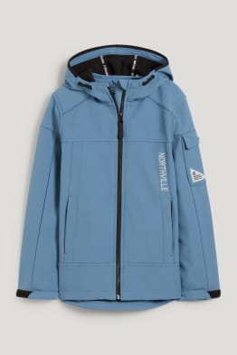 Veste à coquille souple avec capuche