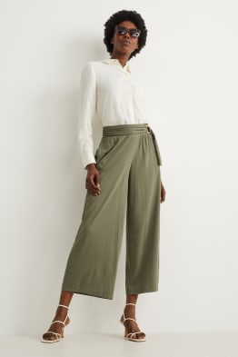 Pantalon en jersey - wide leg