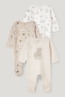 Confezione da 3 - pigiama per neonati