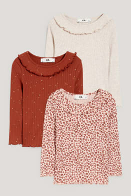 Multipack 3er - Langarmshirt