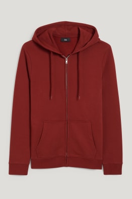 Rozpinana bluza z kapturem