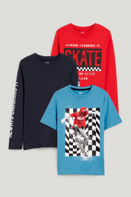 Set van 3 - T-shirt en 2 longsleeves