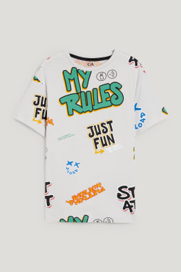 Tricou cu mânecă scurtă - cu model