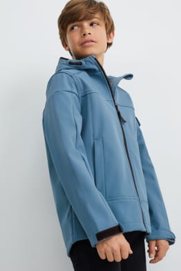 Veste à coquille souple avec capuche