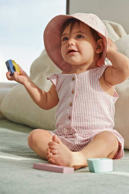 Baby jumpsuit - striped
